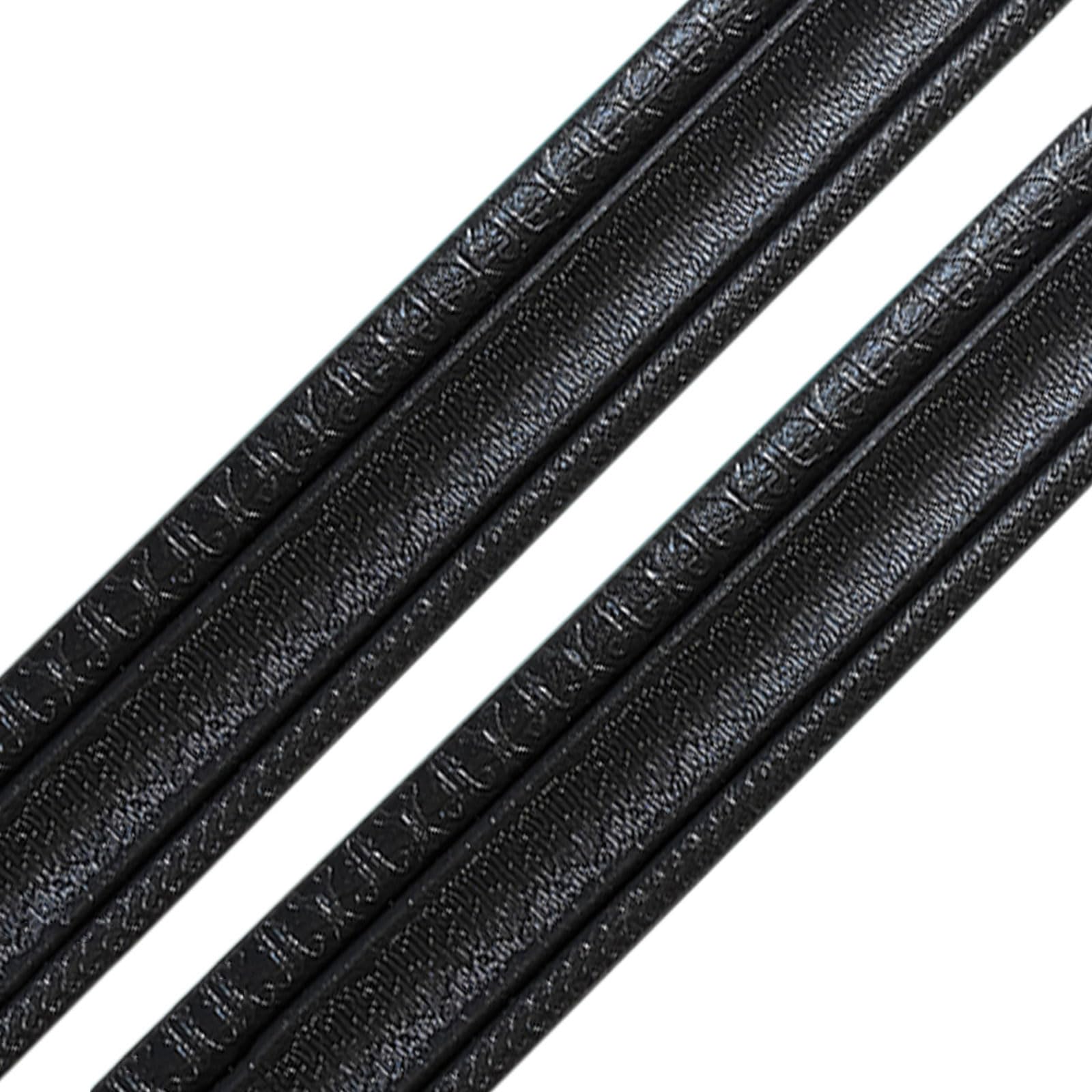 Listwy przypodłogowe, Samoprzylepne listwy przypodłogowe 2 szt. Pianka PE, m 8 cm Domowe majsterkowanie(Glossy Black)