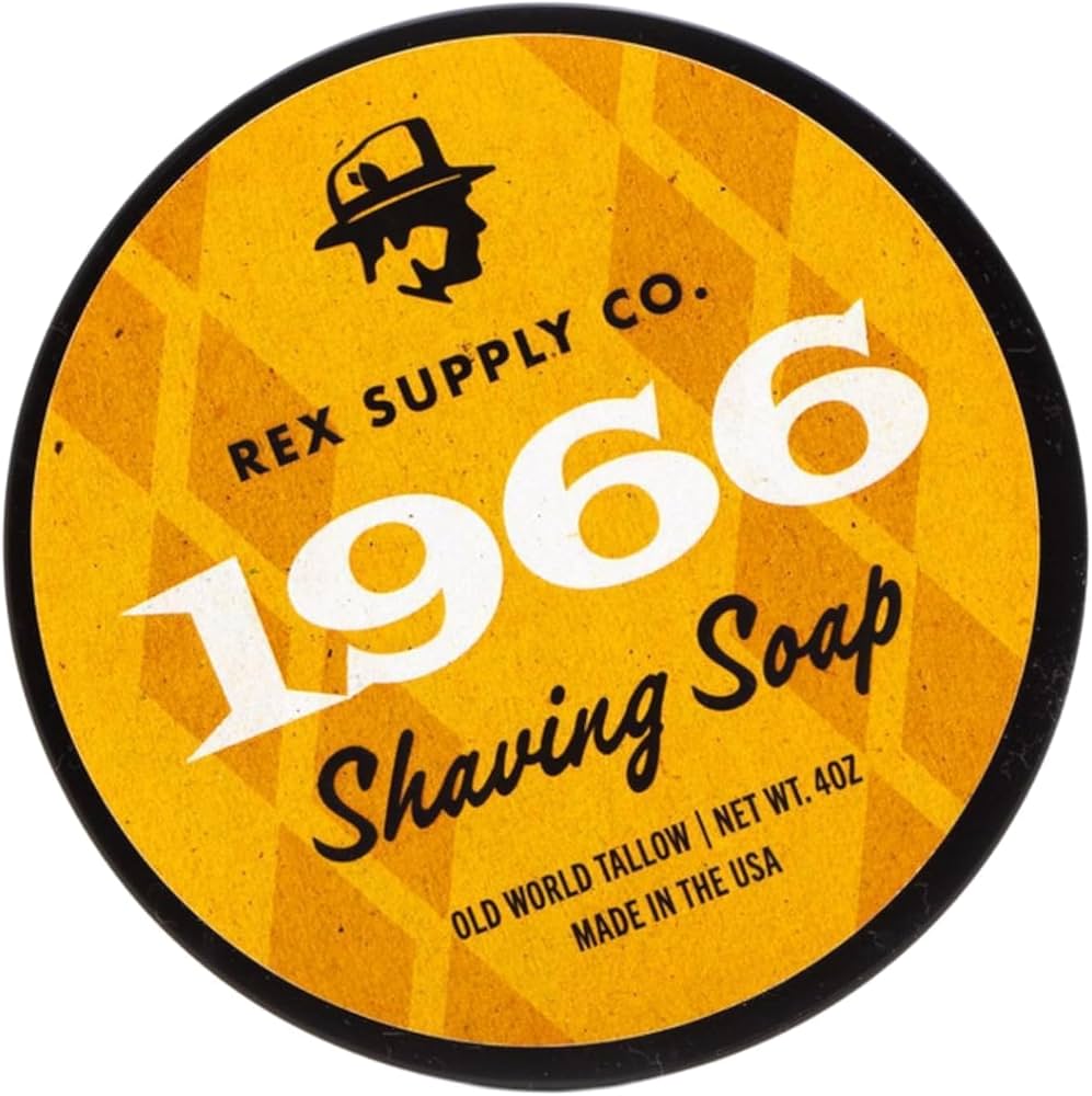 Amazon.com: Rex Supply Co. 1966 Old World Tallow Shaving Soap
