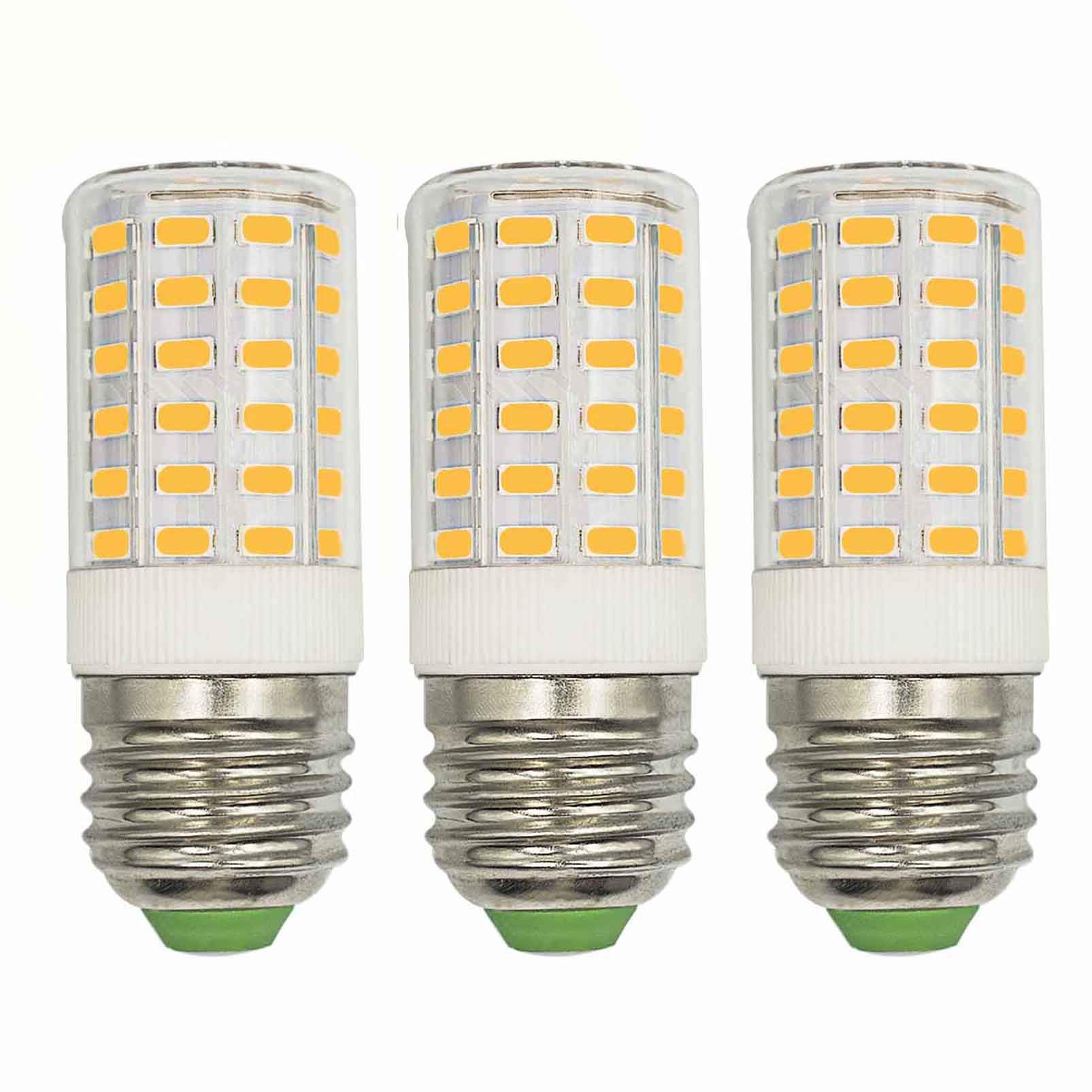 TRIJZHOUE27 LED Light Bulb 7W (100W 90W 60W Halogen Equivalent) Warm White 3000K 1000 Lumen, AC 100-265V, E27 Medium Screw Base, Non-Dimmable, 360°Beam Angle No Flicker Corn Lamp 3 Pack