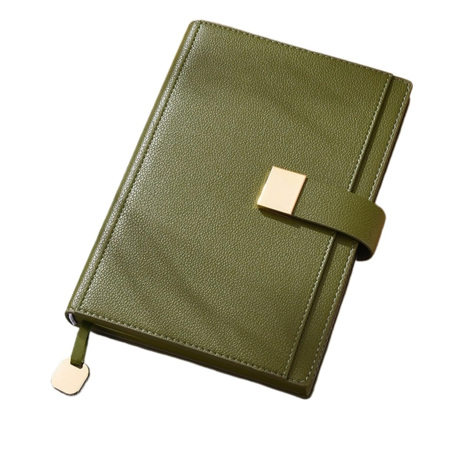 Cahier Bloc-Notes Carnet A5, Bloc-Notes Simple avec Boucle, Journal Manuscrit Matériel de Dessin(Grün)