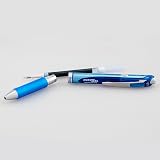 Pentel Gel Ink Pen, EnerGel RTX Retractable Gel Pen, 0.7mm, Needle Tip, Blue Ink, 2 Pack (BLN77BP2C) – view 5