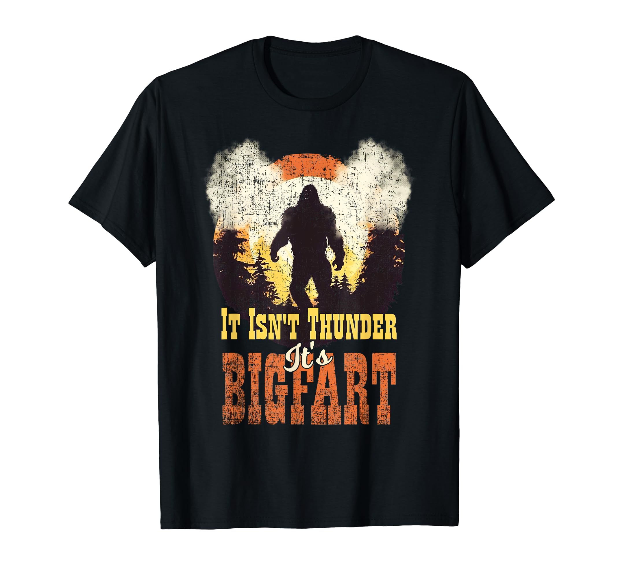 Funny Fart Jokes That StinkBigfart Funny Farting Bigfoot | Fart Joke T-Shirt