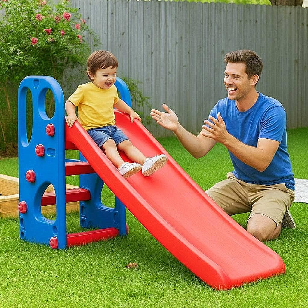 HerHome Slide for Kids - Playgro Super Senior Slider Toy - for Boys and Girls Perfect Slides/Toys for Home, Indoor or Outdoor (Super Senior Slide)