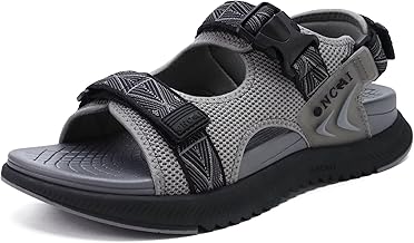 ONCAI Uomo Sandali Escursionismo Sportivi Sandali da Mesh Trekking Sandalias con Cinghia Regolabile