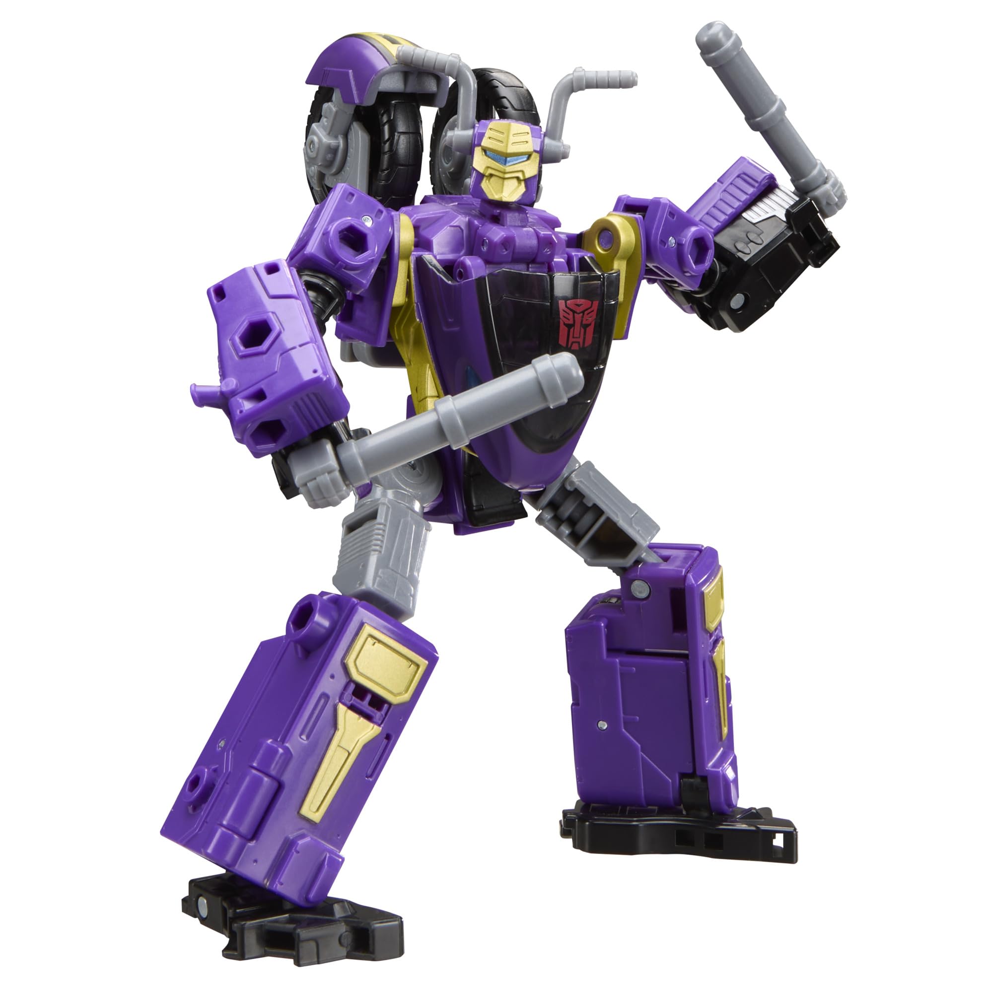 Sideways z kolekcji Transformers: Age of the Primes, 14,5-centymetrowa przekształcająca się figurka klasy Voyager z 2 robotami Mini-Con, zabawkowe roboty dla dzieci w wieku od 8 lat