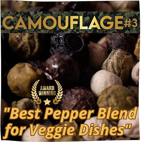 Miniatura 6 de Yupanqui Molinillo de pimienta para parrilla vegetariana, 3.5 onzas, molinillo de pimienta recargable manual con granos de pimienta orgánicos,