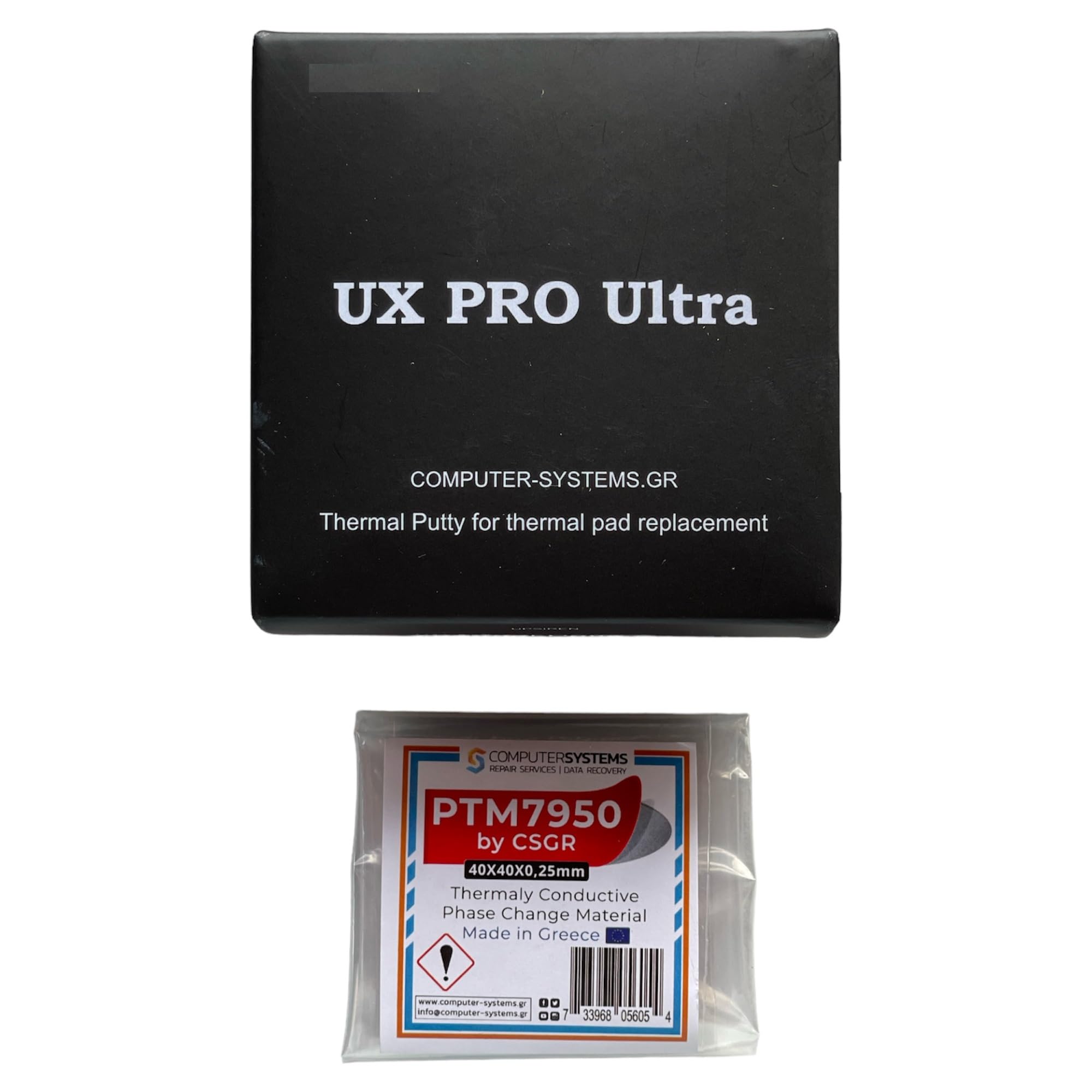 PTM7950 by CSGR & UX PRO 20g Set – Ultimate Thermal Solution for CPUs and GPUs