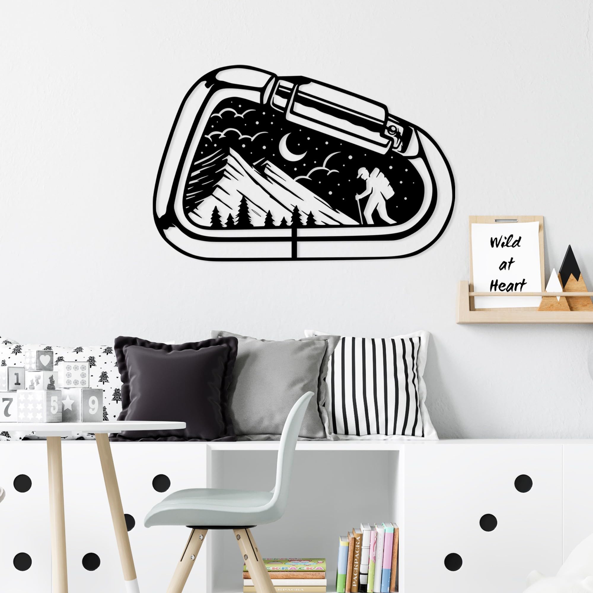 Accessoire mural décoratif haut de gamme Hanah Home 100% métal