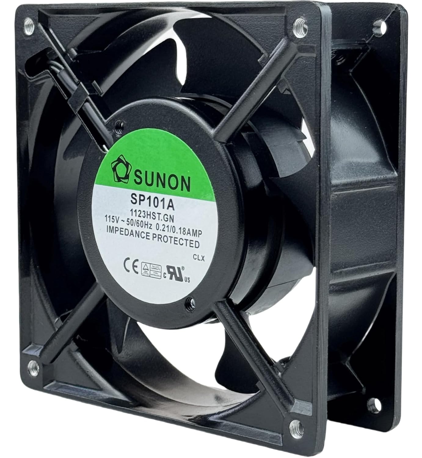 for SUNON SP101A-1123HST.GN Cooling Fan,115V 50/60Hz 0.21/0.18AMP 120X120×38mm Dual Ball Bearing Cooling Fan,2900RPM 2-pin Connector