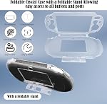 JDGPOKOO 10 in 1 Accessories Kit for PS Vita 2000, Carrying Case for PSV 2000, Protective Case, Front and Back Screen Protectors, and 6Pcs Thumb Grip Caps, for PlayStation Vita 2000/PS Vita Slim ONLY