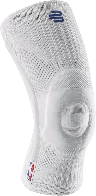 Bauerfeind Sports Knee Support NBA with Medical Compression - White, X-Large