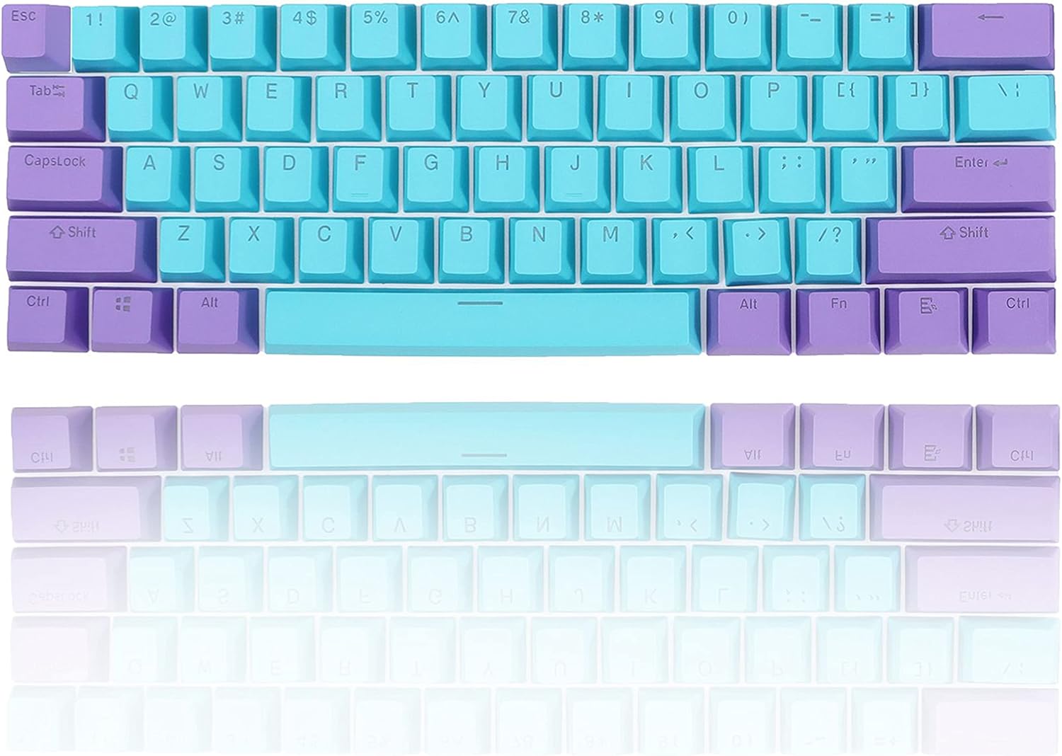 Buy Keycaps 60 Percent Pbt Full Size Ducky One 2 Mini Backlit Keycap Set With Key Puller Oem Profile Us Layout Suitable For Diy Mx Switch 61 87 104 Rgb Mechanical Gaming Keyboard Keycap Only