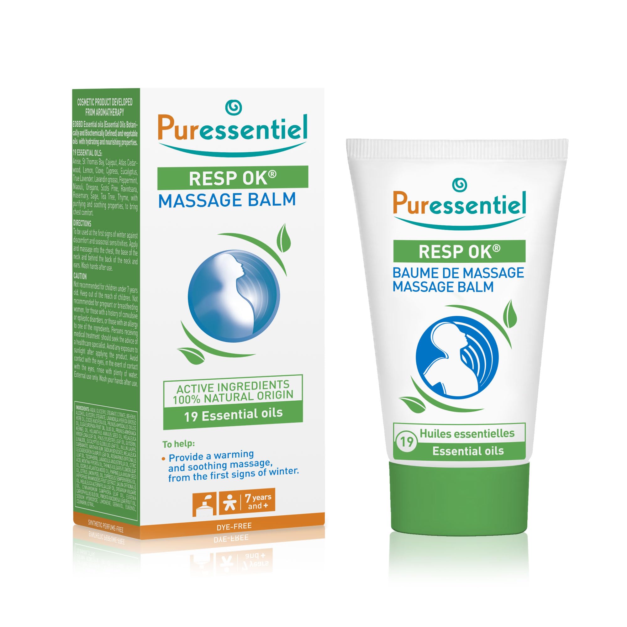 Puressentiel Resp ok Balm 50ml - Winter ailments and Seasonal sensitivities - 100% natural origin