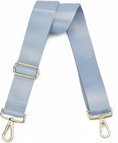Miniatura 57 de Correa para bolso con herrajes dorados de repuesto, correa para bolso cruzado, correa ancha ajustable para colgar al hombro