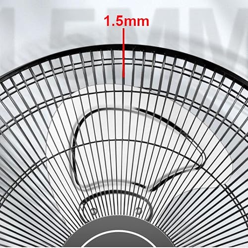 Miniatura 8 de Ventilador de montaje en pared de 20 pulgadas, 3 ajustes de velocidad/funciones de oscilación e inclinación/motor silencioso/activación del cable de