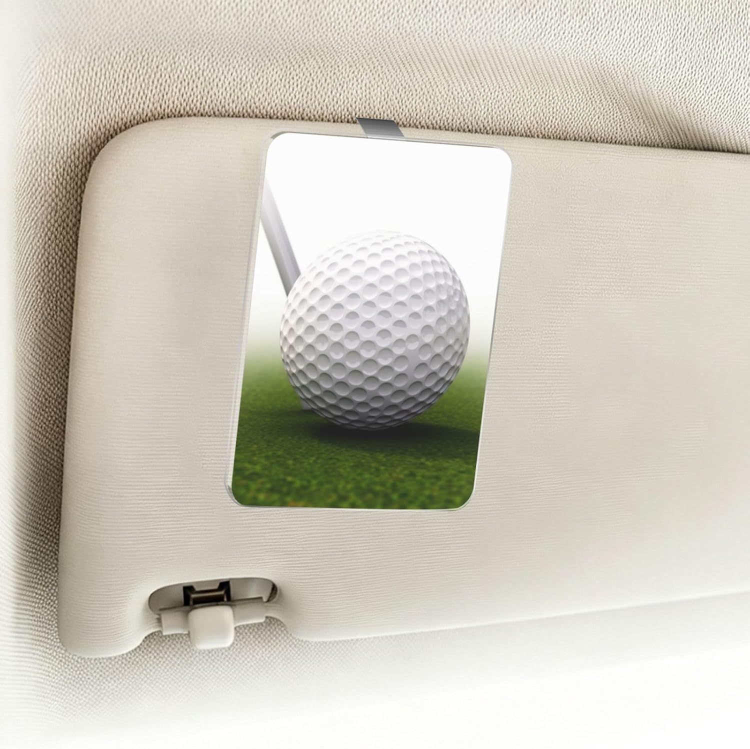 Golf Ball Picture Holder Acrylic Car Visor Photo Clip