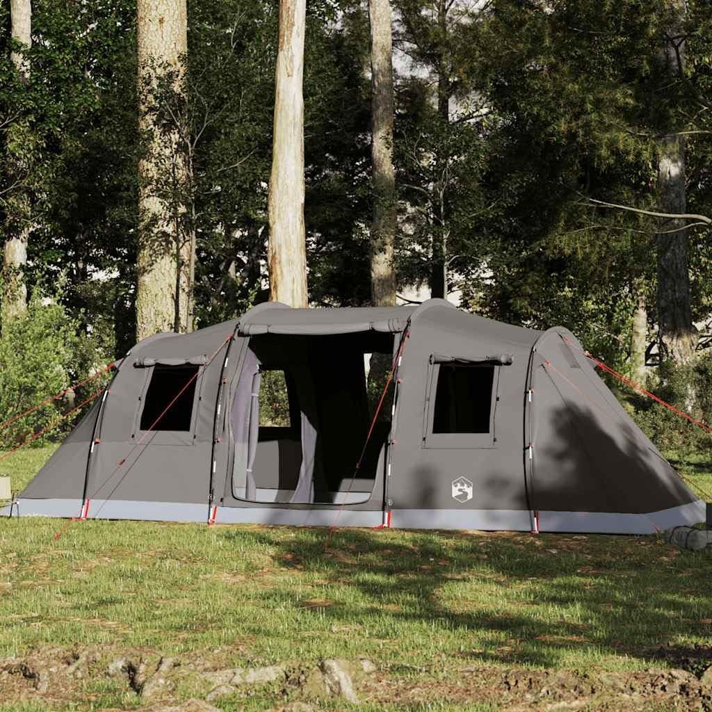Tienda de campaña tipo túnel para personas camuflaje, impermeable, poliéster T, revestimiento de poliuretano, tienda de campaña con cabinas para dormir, ligera tienda de campaña para exteriores para
