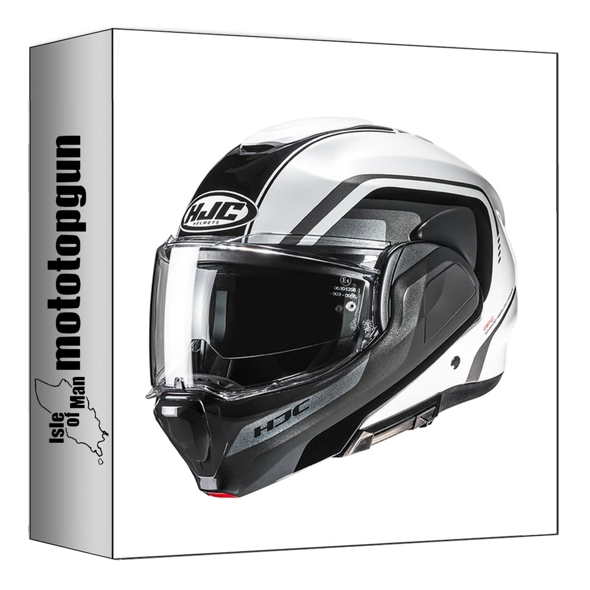 Casque modulable HJC F100 Reff MC1 ajustement parfait taille XS