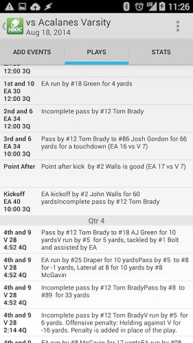 DS Football Statware