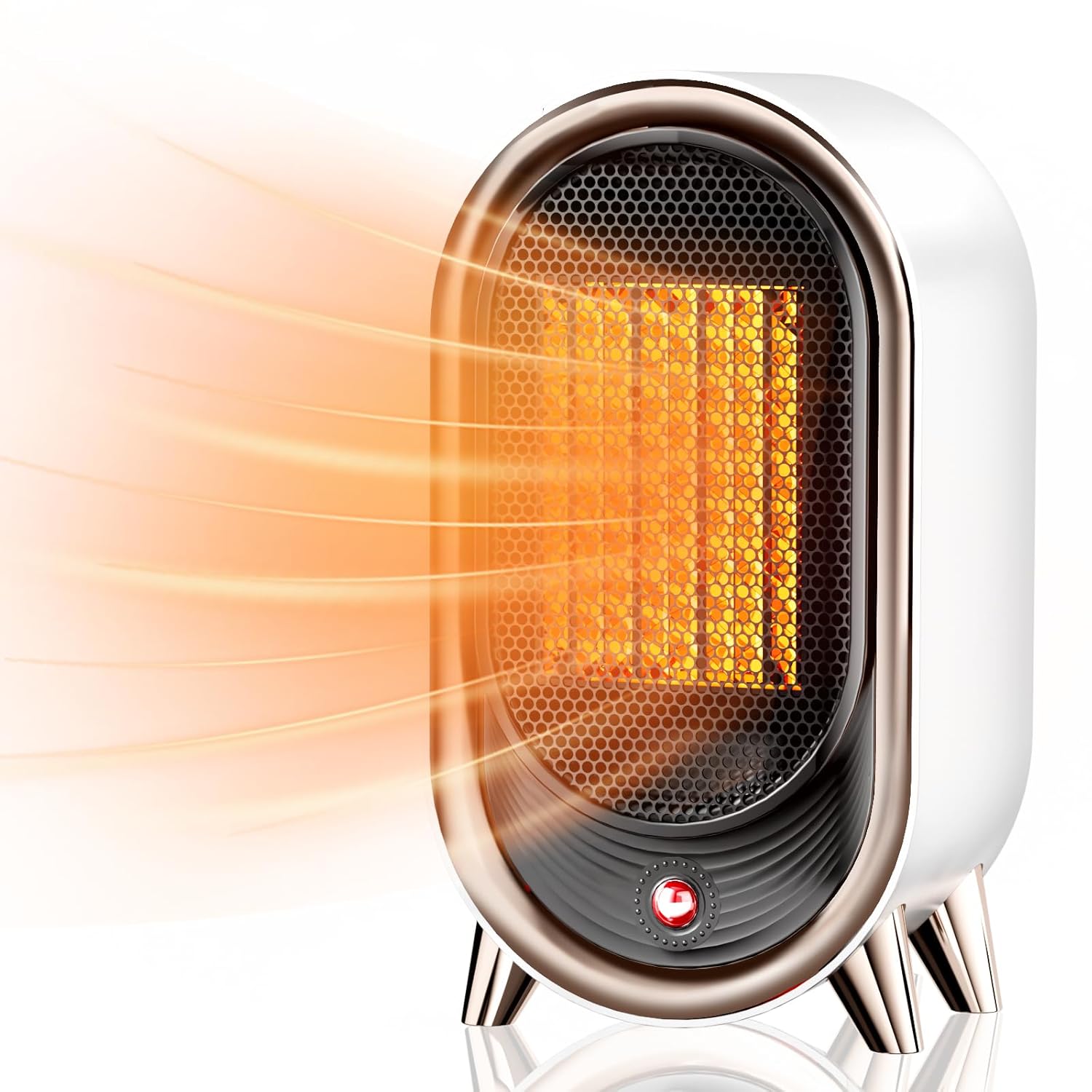 Space Heater Indoor 900W Quiet Office Heater for Indoor Use Space Heater for Indoor Use with 2 Heating