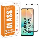 OpenTech® Military-Grade Tempered Glass Screen Protector Compatible for Samsung Galaxy M36 5G / Samsung Galaxy F36 5G with Edge to Edge Coverage and Easy Installation kit gallery image