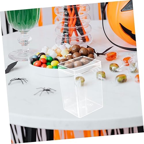 Miniatura 2 de Conjuntos de elegantes cajas de dulces de plástico para bodas fiestas de cumpleaños DIY galletas cajas de embalaje de galletas de embalaje de dulces