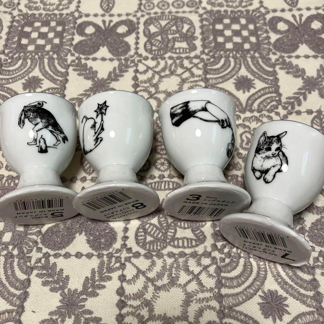 ヒグチユウコ展CIRCUS テーブルウェアシリーズ エッグスタンド 6個 ヒグチユウコ展CIRCUS テーブルウェアシリーズ エッグスタンド 6個