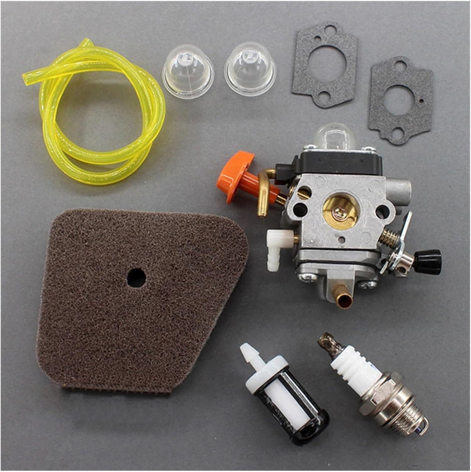 YAEGER 1 Set of Carburetor Kits Replacement Accessories Parts fit for Stihl FS100R FS110 FS110R FR130T FS130 FC110 HL95K KM90R SP-90