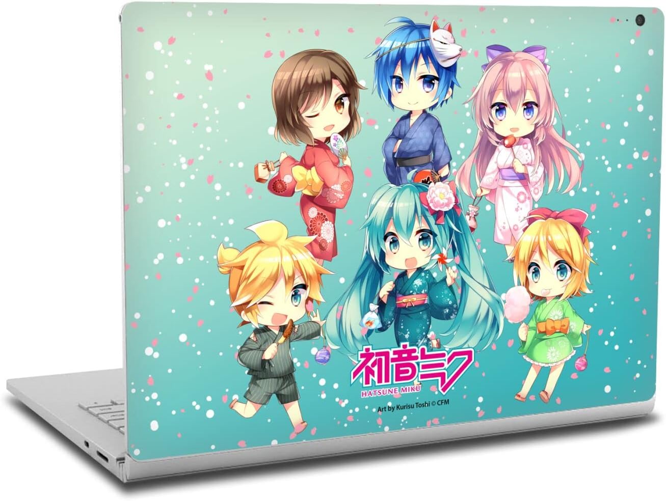 Head Case Designs Officially Licensed Hatsune Miku Night Sky Graphics Vinyl Sticker Skin Decal Cover Compatible with Microsoft Surface Book 2