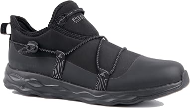 Breakwater Supply™ Halocline Waterproof Shoes | All-Purpose Cushioned Walking, Hiking, Trail, Boat Sneakers | Grippy Rubber Sole, Easy Slip-On, Lightweight, Low Cut | Mens Womens Unisex