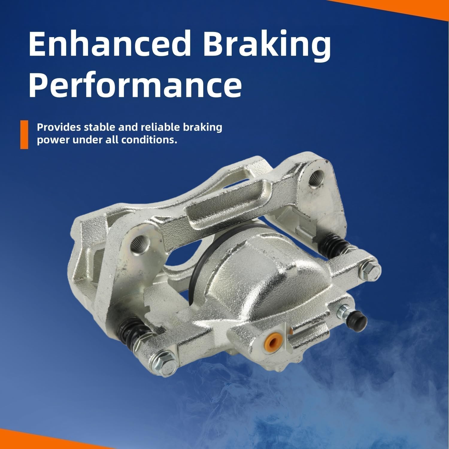 Front Brake Caliper Pair w/Bracket for 2007-2012 Chrysler Town & Country Dodge Grand Caravan Nitro Jeep Liberty Wrangler Ram C/V for VOLKSWAGEN Routan 18-B5044 18-B5045