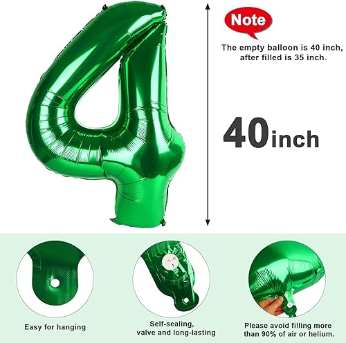 Vista 773 de Globos de números 0 de 40 pulgadas, globos negros de números para números 10, 20, 30, 40, 50, 60, 70, 80, 90, 100, globos de números 10, 20, 30, 40