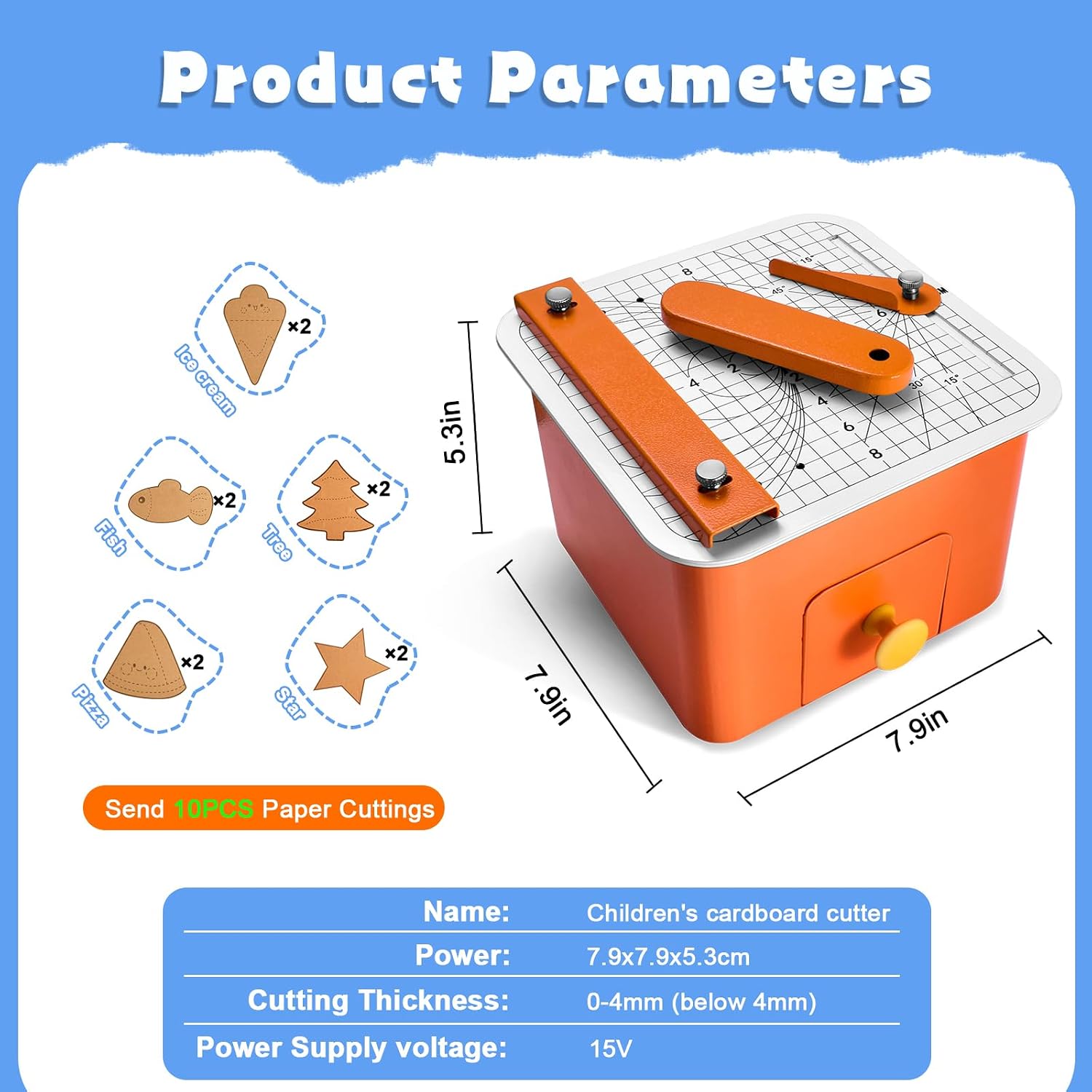 Cardboard Cutter Tool, Upgarded Safe Bladeless Power Cardboard Cutter for Kids, STEM + STEAM Educational Toy for Boys Girls Ages 3+, Upcycled Tool for DIY Cardboard Projects, Engineering&Creativity