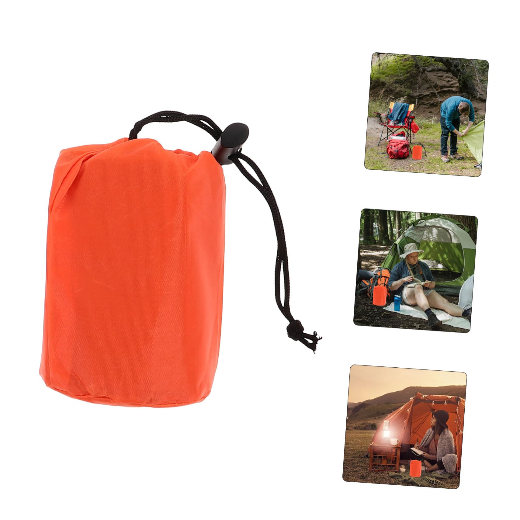 Toyvian 3juego Saco Vivac De Emergencia Saco De Dormir Térmico Portátil para Acampar Al Aire Refugio De Emergencia para Senderismo con Bolsa De Almacenamiento