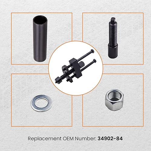 Miniatura 5 de maXpeedingrods Transmisión del eje principal de rodamiento interior de la herramienta de carrera instalador extractor para Harley Big 1984-presente,