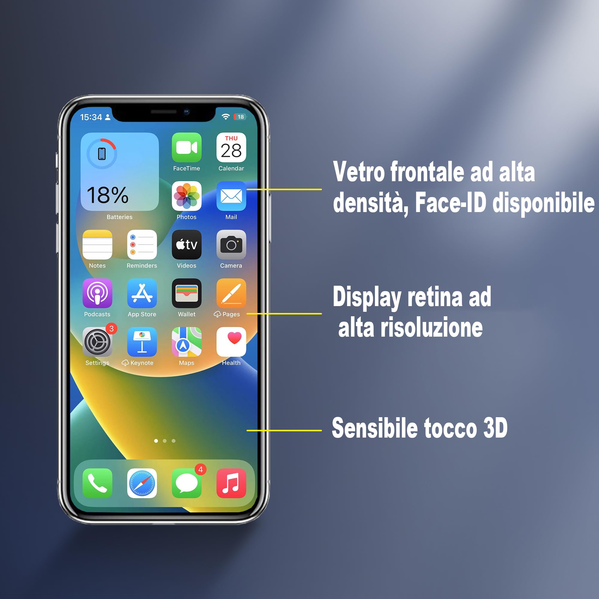 per iPhone 12/12 PRO Sostituzione dello Schermo LCD 6,1 Pollici Gruppo digitalizzatore del Display Schermo tattile,con Strumento di Riparazione del Gruppo Telaio
