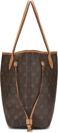 Pre-loved Monogram Canvas Neverfull Tote MM NM, Brown