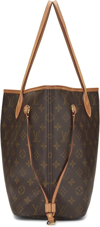 Pre-loved Monogram Canvas Neverfull Tote MM NM, Brown