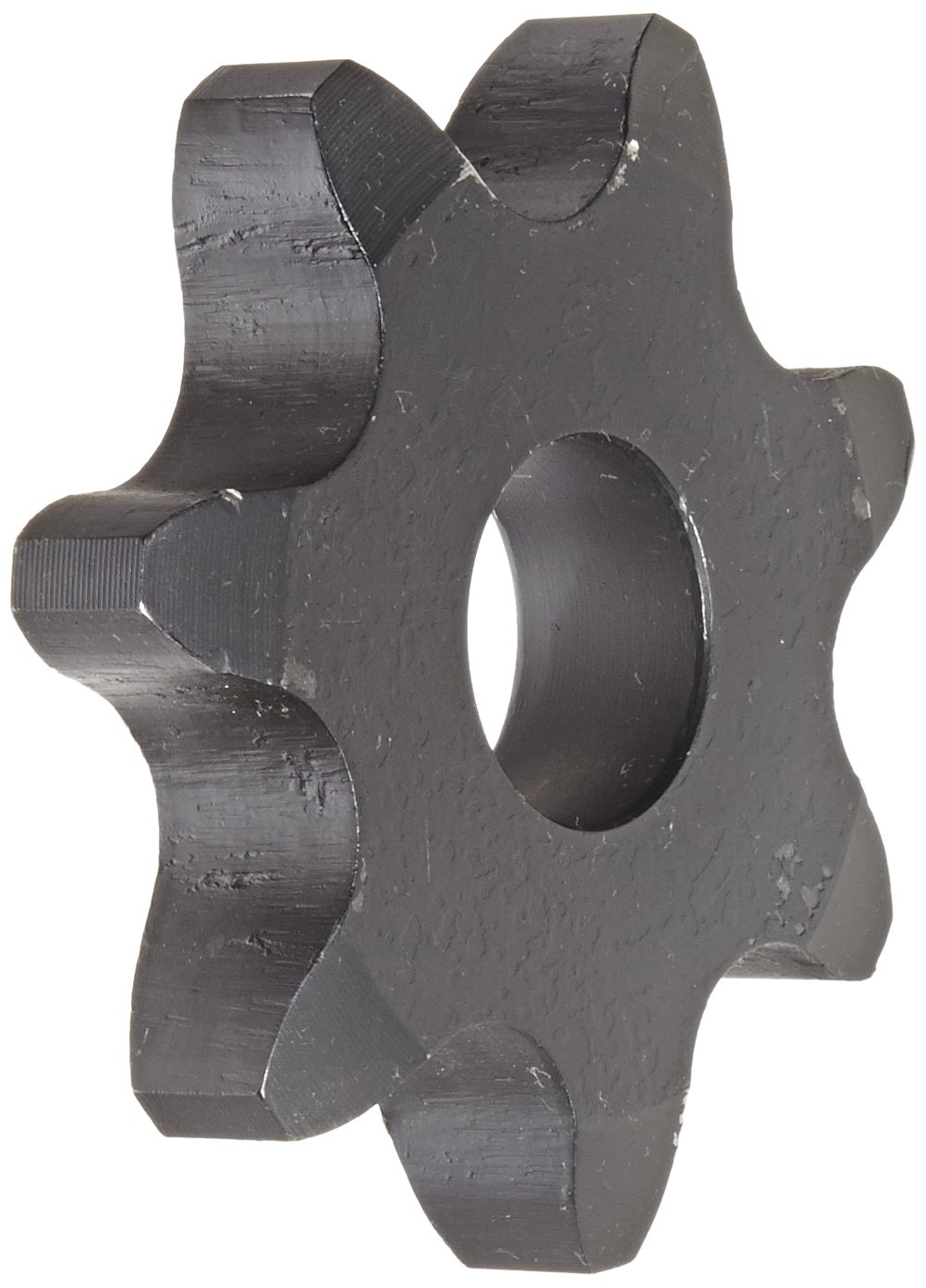 Martin Roller Chain Sprocket, Reboreable, Type A Hub, Single Strand, 100 Chain Size, 1.25" Pitch, 7 Teeth, 1" Bore Dia., 3.345" OD, 0.692" Width