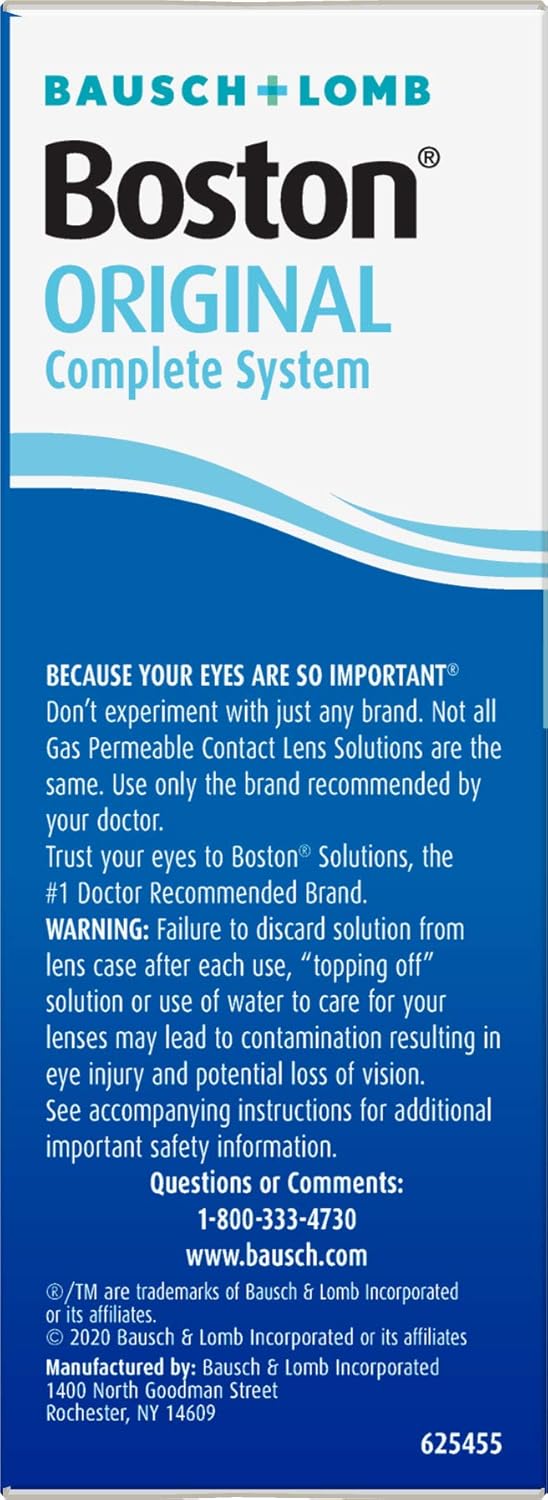 Buy Contact Lens Solution by Boston, Boston Original Complete System