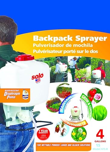 Miniatura 3 de Solo 475-B. Mochila pulverizadora con bomba de diafragma profesional, de 4 galones.