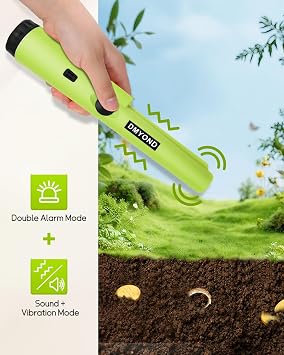 Dmyond Metal Detector Pinpointer, Professional Waterproof with 9V Battery
