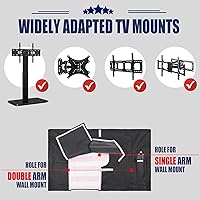 Vista 6 de IC ICLOVER Funda para TV de Exterior de 32 Pulgadas, 600D Resistente de Servicio Pesado para 4 Estaciones a Prueba de Intemperie, Protector