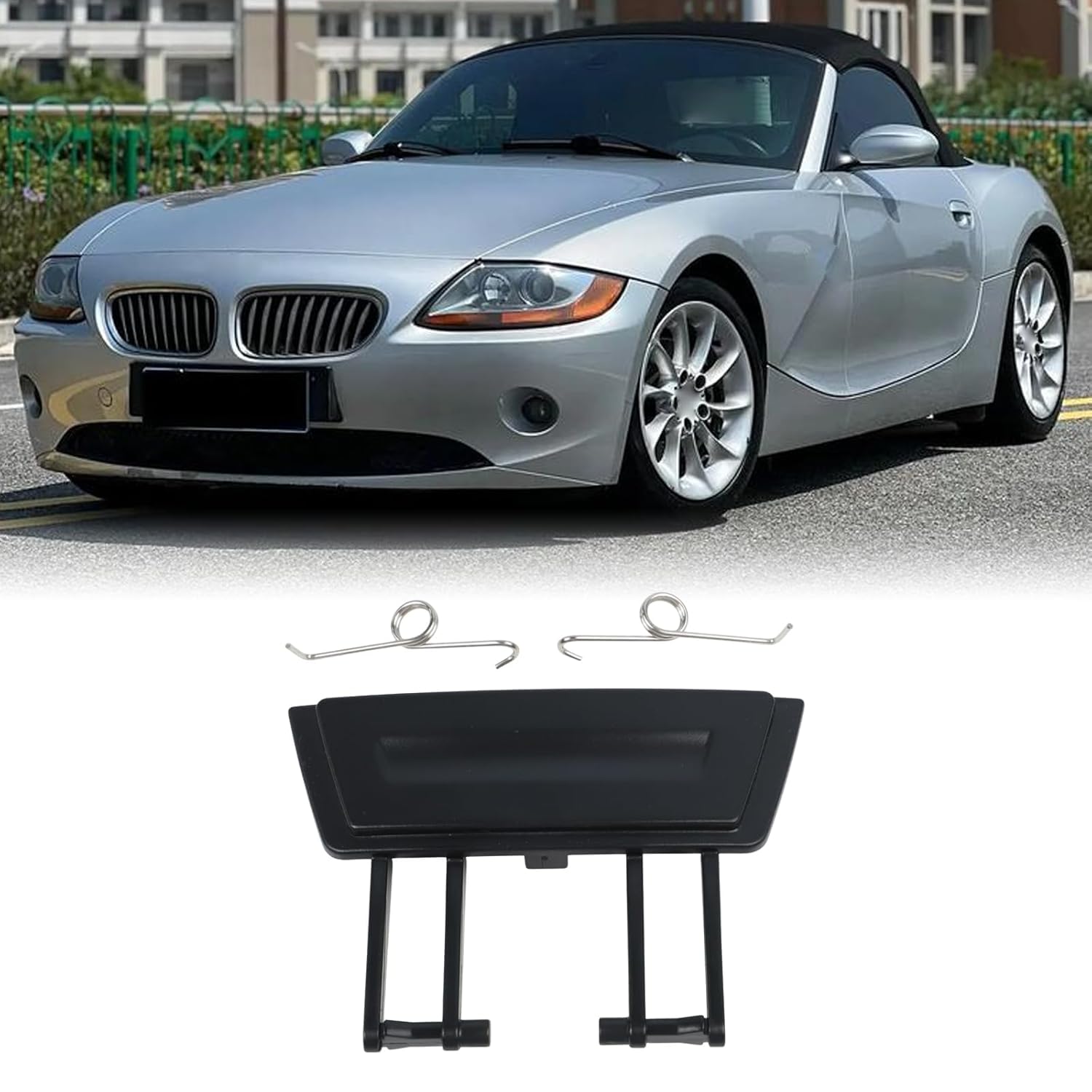 Rear Center Console Storage Box Switch Handle Compatible for BMW Z4 E85 2003-2008 Interior Replacement Part 51466978107 51467043802