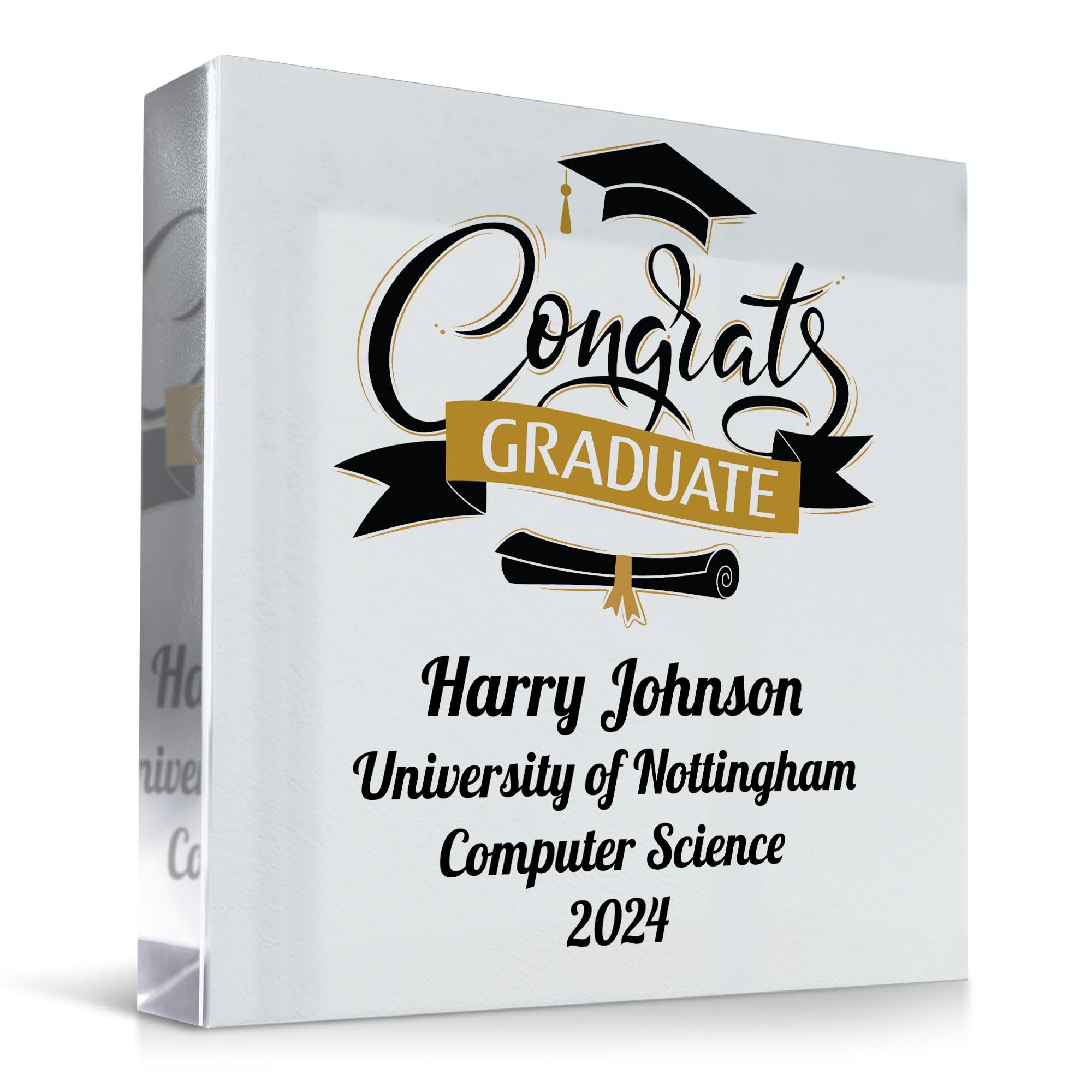 Red Ocean Congrats Graduate Gift For Finishing University Personalised Graduation Gifts For Him Her Graduation Present Gift For Son Daughter Congratulations Gifts Keepsake