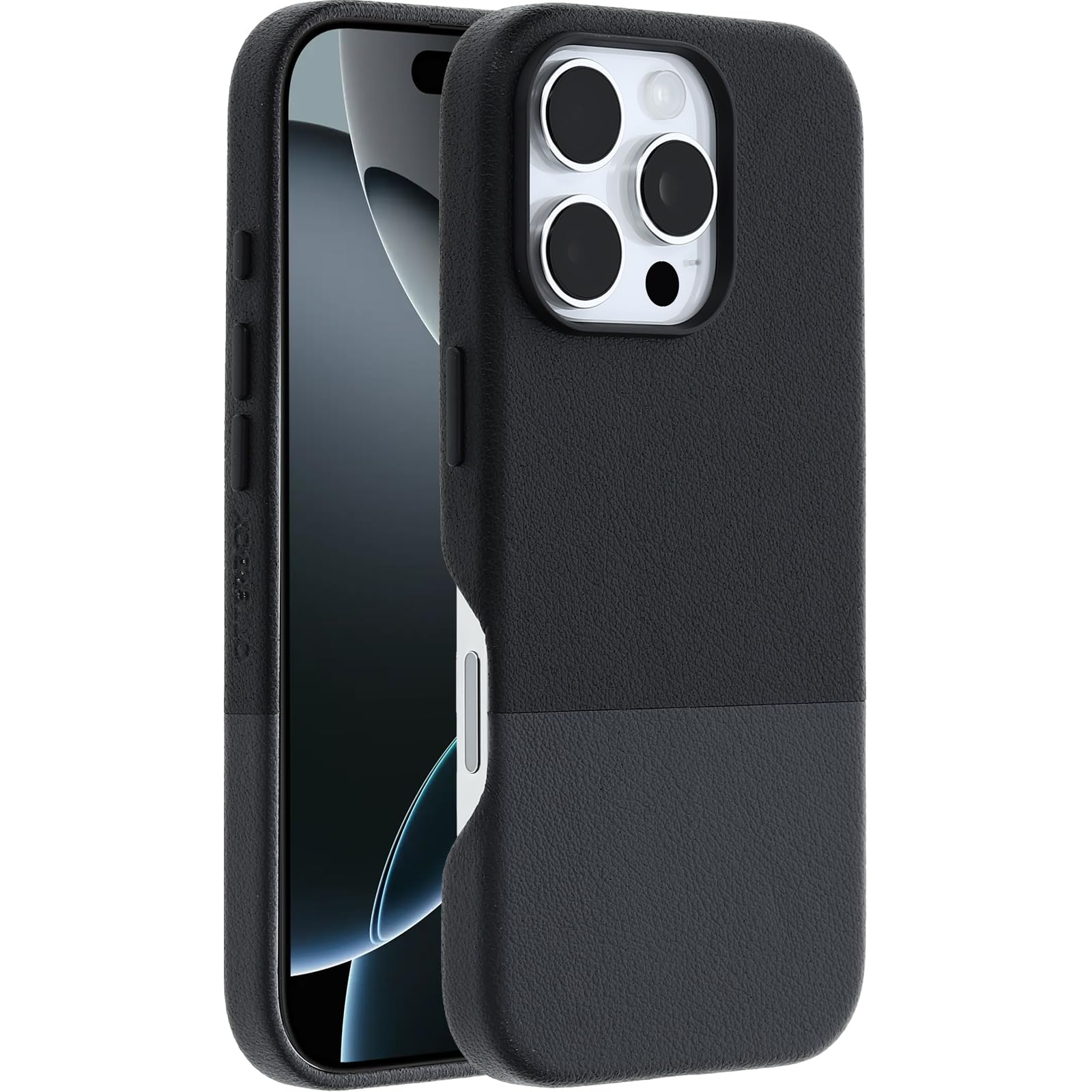 OtterBox Leather Alternative Slim MagSafe cover per Apple iPhone 16 Pro, custodia protettiva sottile antiurto, a prova di caduta, testata 3x vs norme MIL-STD 810G, Dessert Dusk