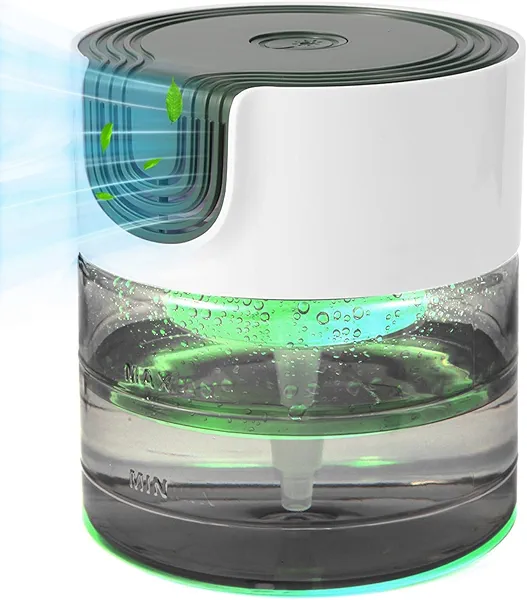 Oxyvana Water Air Purifiers for Home, Quiet Variable Speed Water Based Air Purifier with 7 Color Night Light, Air Washer Humidifier for Home, Bedroom, Office, Pet Odors