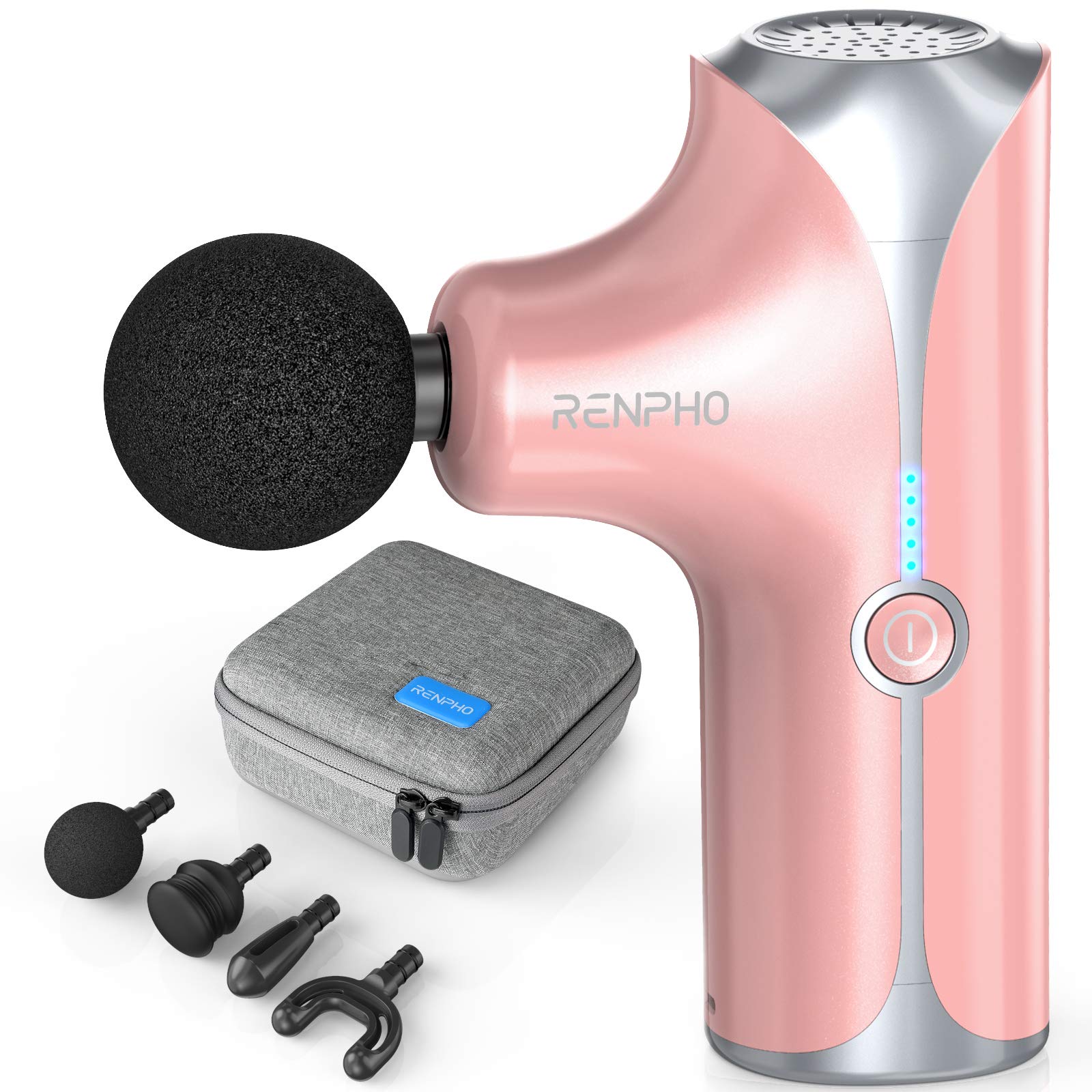 3200RPM Powerful Mini Massage Gun, Muscle Massage Gun Deep Tissue, Handheld Percussion Body Massager Gun for Athletes, Ultra Small & Quiet Portable Massagers