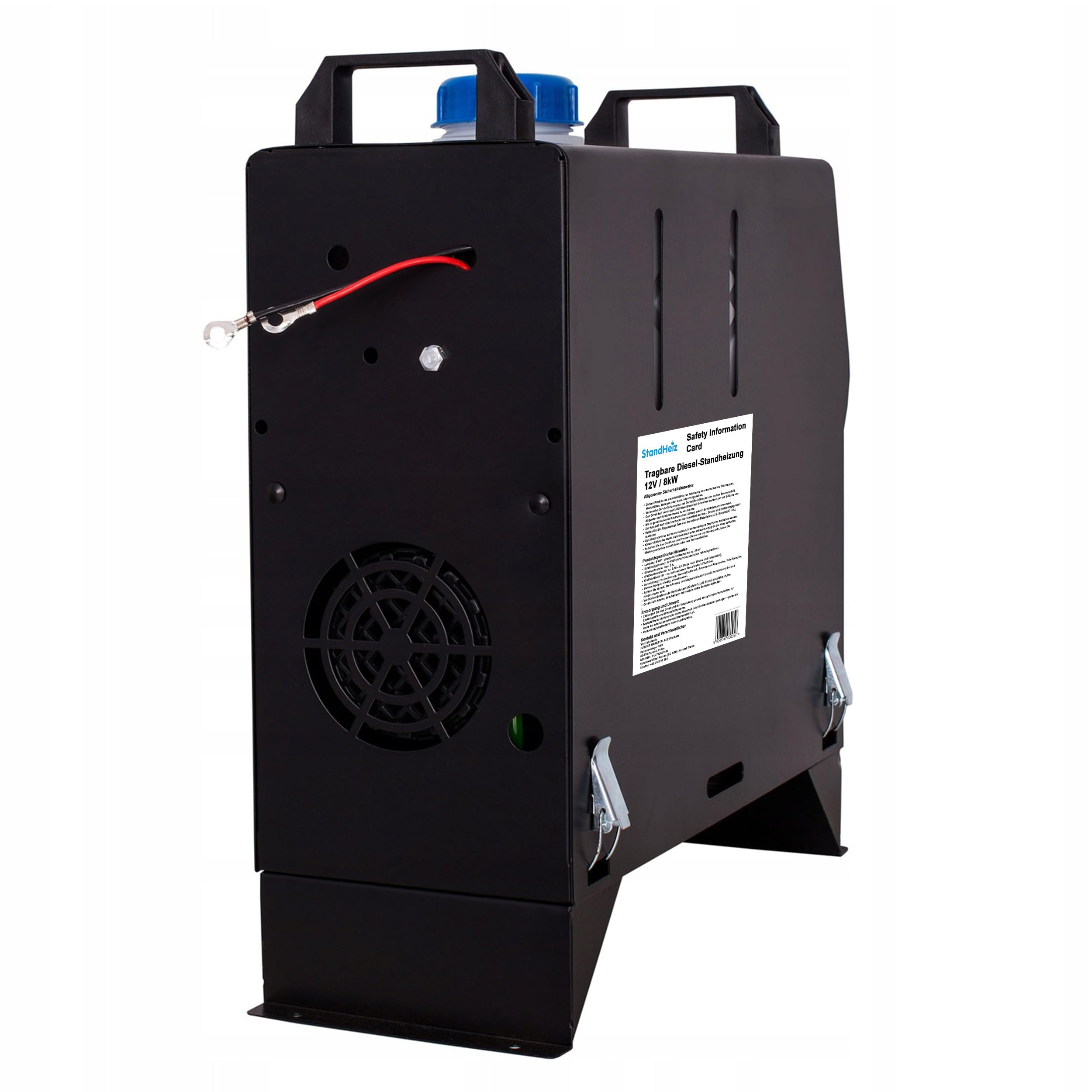 Tragbare Standheizung mit 5L-Tank, 12V 8KW Dieselstandheizung Luftheizung mit LCD-Monitor und Fernbedienung, effiziente Dieselheizung für Wohnmobil, Auto, KFZ, LKW, PKW, Boot und Camping.