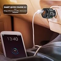 Vista 2 de Bluetooth 5.3 FM Transmitter for Car, 3.0 Wireless Bluetooth FM Radio Adapter Music Player FM Transmitter/Car Kit with Hands-Free Calling and 2 USB